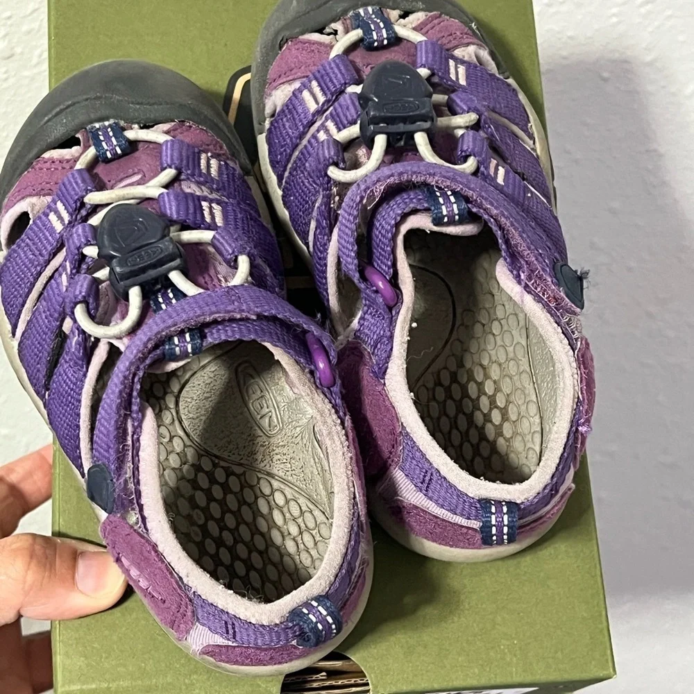 Keen Purple Outdoor Sandals with Protective Toe Bumper